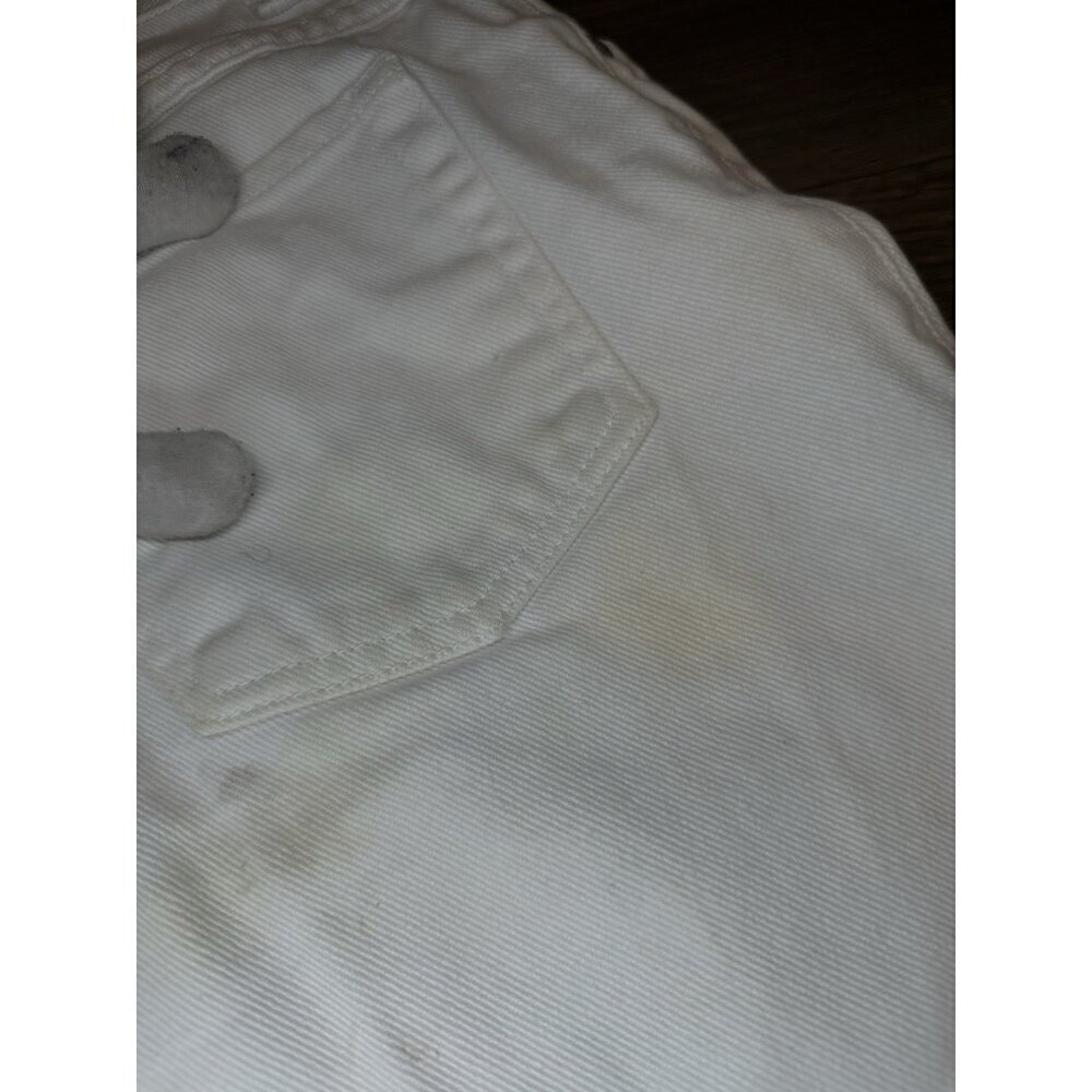 Vintage 90's LA Blues White Sz 12 Missy High Rise Cuffed Shorts - Picture 5 of 7